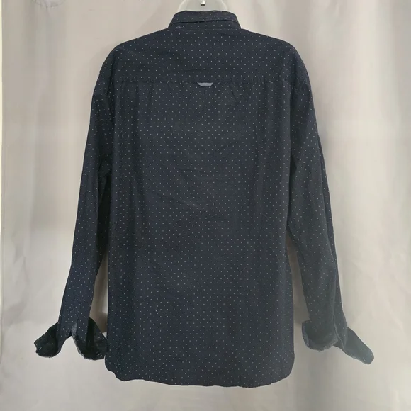 COTTON ON Brunswick Garmets Navy Button Down Shirt - Picture 2 of 5